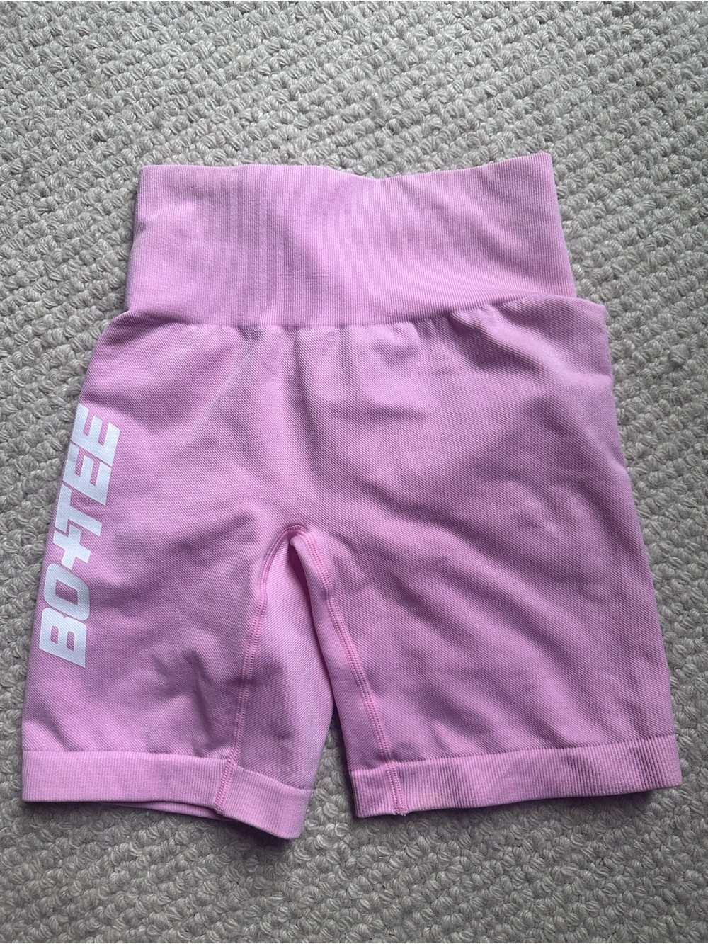 Bo+Tee pink biker short never worn